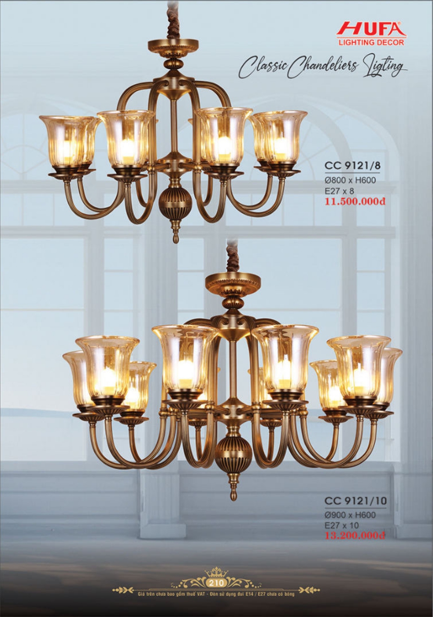 Bảng giá đèn trang trí HUFA